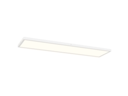 Candeeiros de Teto Aço, Plástico Cor Branco 120x30x3,7 cm Homcom