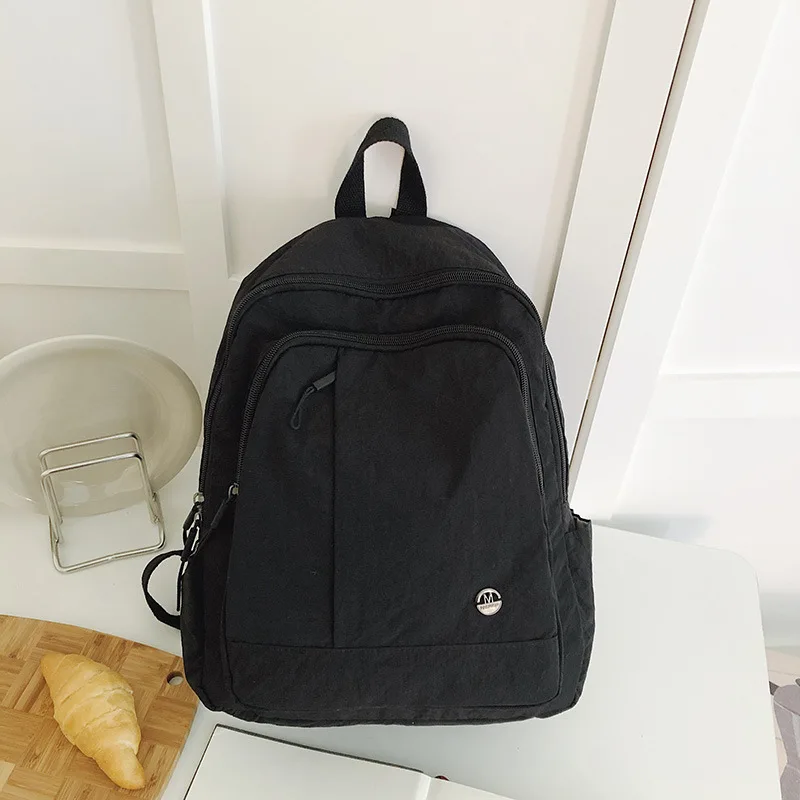 (xd001-preto) Mochila Feminina Nova De 2026, Leve, Impermeável, Ideal Para Viagens E Para Estudantes.