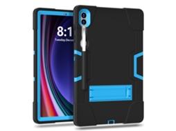 Capa para Samsung Galaxy Tab S9 12.4X810/X818U Capa de Silicone Antiqueda CHRUI Azul Escuro
