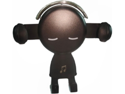 Suporte Para Celular Com Tema Musical, Preto, Para Saída De Ar Condicionado Do Carro, Com Design Criativo De Desenho Animado.