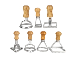 7 Peças/conjunto Moldes Para Raviolis Diy Cortadores De Biscoitos Pastéis Massa Selos De Pressão Ferramentas De Cozinha