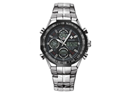 Reloj De Pulsera Para Hombre De Moda Con Movimiento De Cuarzo (negro)