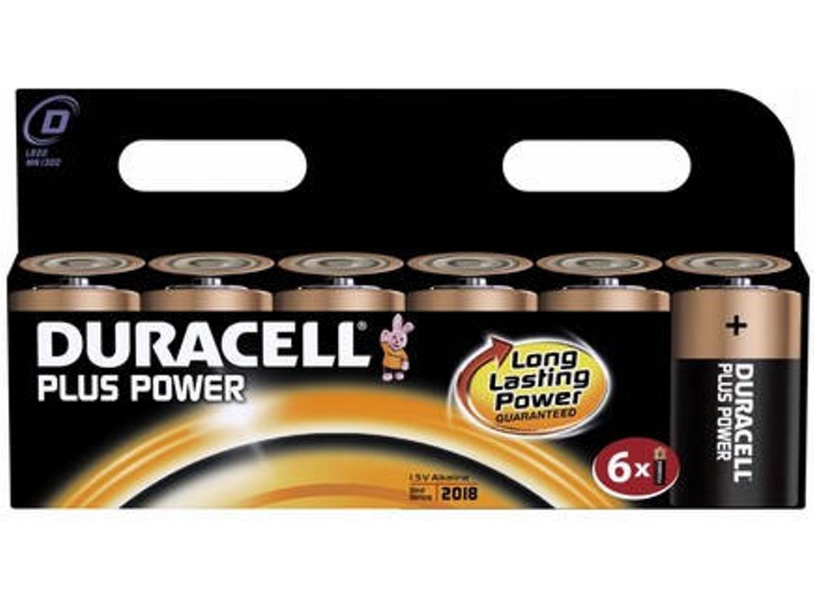 Pilhas DURACELL 6x D 1.5V