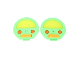 Mali brinquedo de Bola com Raquetes para Lançar e Pegar Exercício Manual Fitness Verde Conjunto Interativo