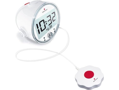 Despertador BELLMAN Visit Digital Pro Despertador com Disco Vibratório e Flash Despertador para Deficientes Auditivos