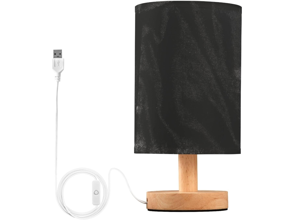 Luminária De Mesa Kll Pequena E Elegante Com Estampa Tie Dye, Ideal Para Quarto De Meninos E Varanda