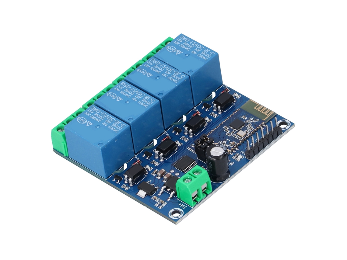 Laxiscreed Módulo De Relé De 4 Canais Com Bluetooth E Controle Por Telemóvel