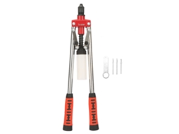 Alicate de rebitagem manual com alavanca dupla em liga metálica de 43,18 cm.