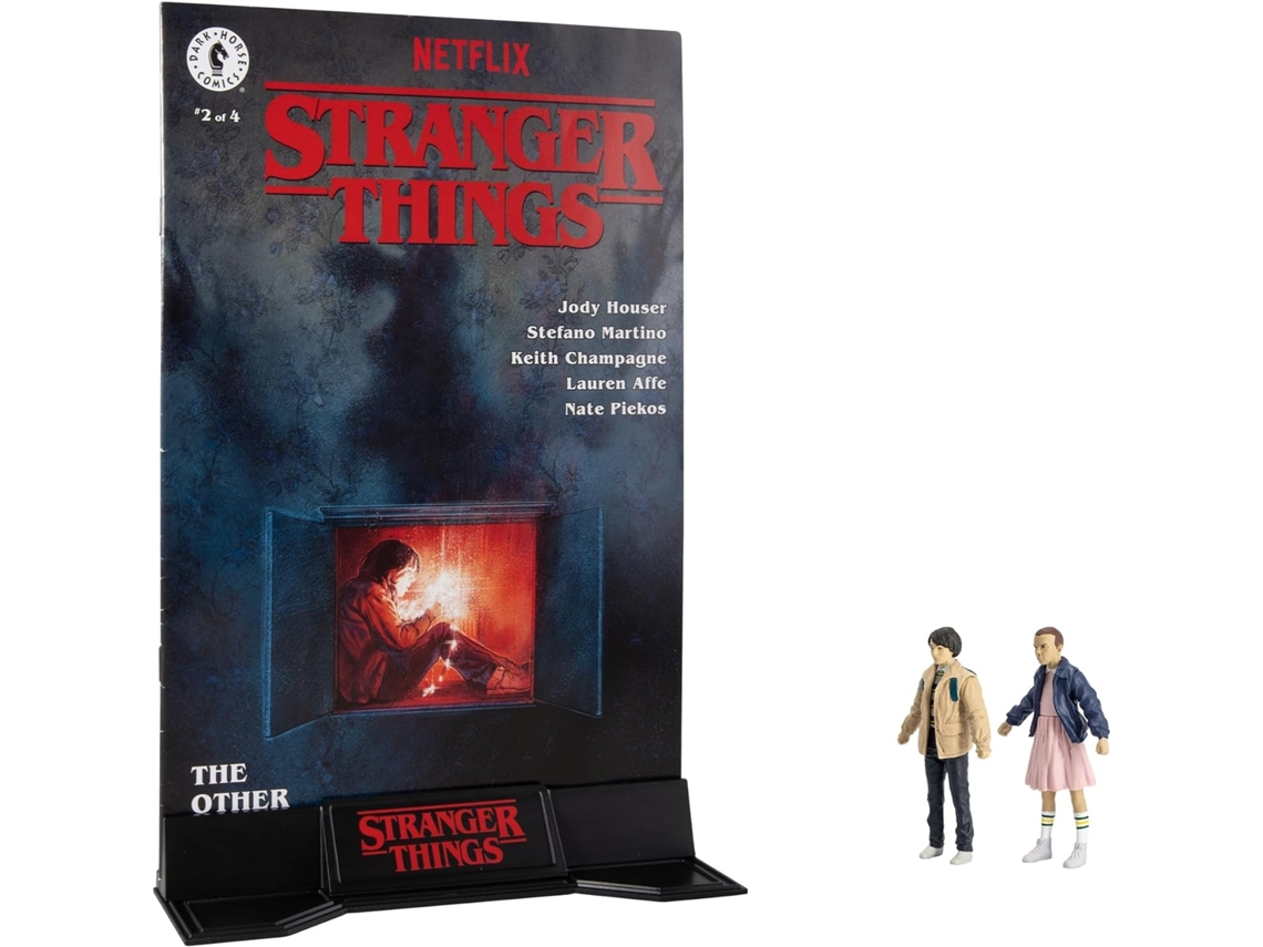 Figuras Eleven e Mike Wheeler Stranger Things Page Punchers 8 Cm
