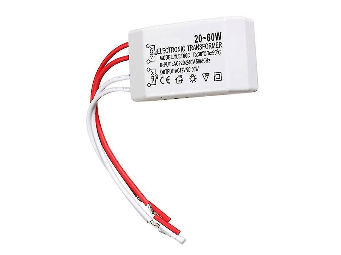 Transformador Eletrônico Halógeno 12v, 20-60w, Adaptador Para Spot-zscy