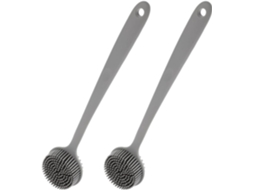 Conjunto De 2 Escovas Esfoliantes Silicone Fomiyes, Ideal Para Homens E Mulheres