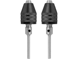 2 Adaptadores De Mandril Para Mini Furadeira Elétrica Com Haste Redonda De 3mm, Sem Chave Aquaforge