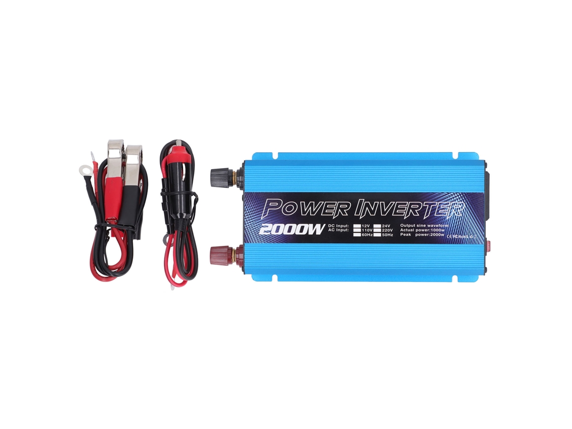 Inversor Carro Solar 2000W Onda Senoidal Modificada S/MARCA