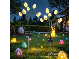 Lurelia Ovos De Páscoa Com Led, Decoração Casa E Jardim