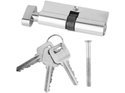 Fechadura Cilíndrica Europeia Com Botão Giratório, 70 Mm, Para Porta De Alumínio, Segurança Residencial,