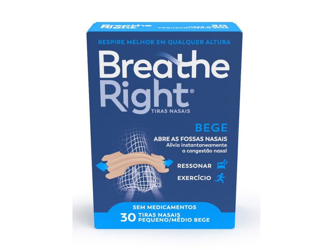 Tiras Nasais Breathe Right Pequenas/médias