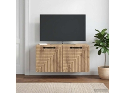 Vidaxl Gabinete De Tv De Parede 59,5 X 31 X 30 Cm Carvalho Arttisan