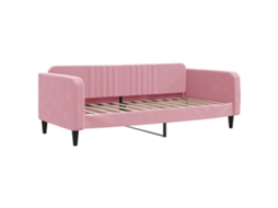 Day Bed, Day Beds Vidaxl Cor-de-rosa Veludo (90 X 200 Cm)