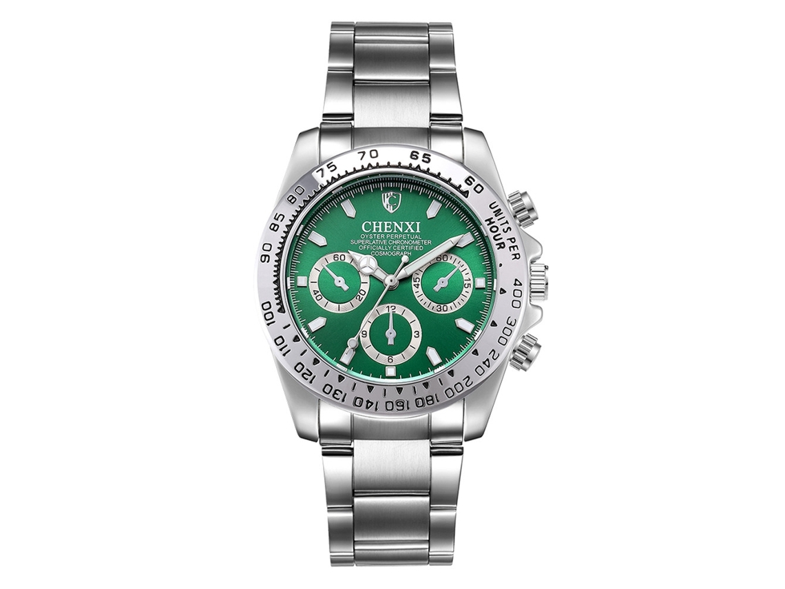 Relógio de pulso Chenxi Simple Fashion Luminoso à prova d'água com mecanismo de quartzo (verde)