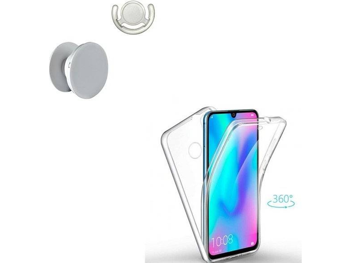 Kit Capa, PopSocket e Suporte Honor 20 360º Transparente