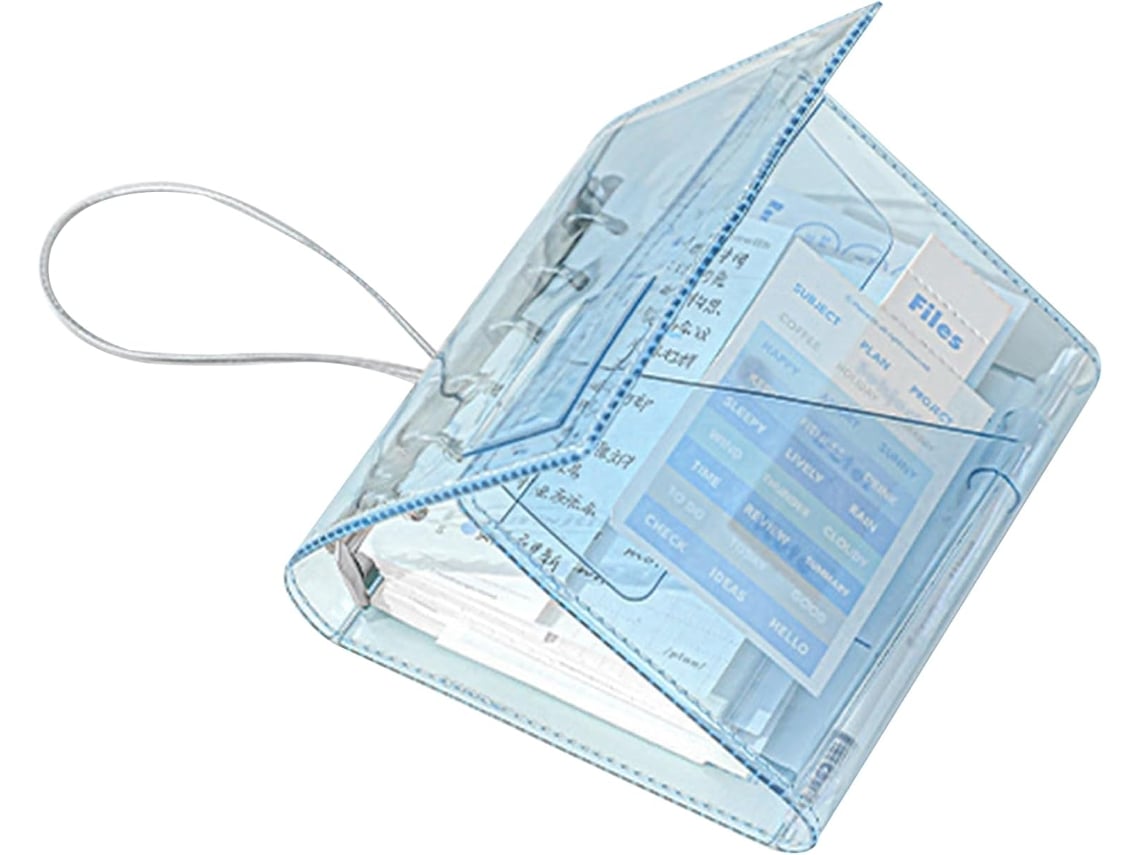 A7 Com Três Divisórias, Pasta Para Cadernos, Vários Bolsos, E Agendas Recarregáveis, Ideal Para Adultos, Casa