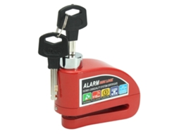 Cadeado Para Motocicleta Com Alarme - Vermelho