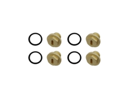 Kit com 4 Porcas de Drenagem de Óleo e Tampões de Enchimento para Diferencial Compatível com 2 Td5 e V8