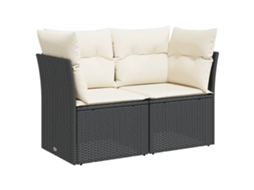 Garden Sofa, Garden Sofas Vidaxl Preto Rattan / Vime (n/a)