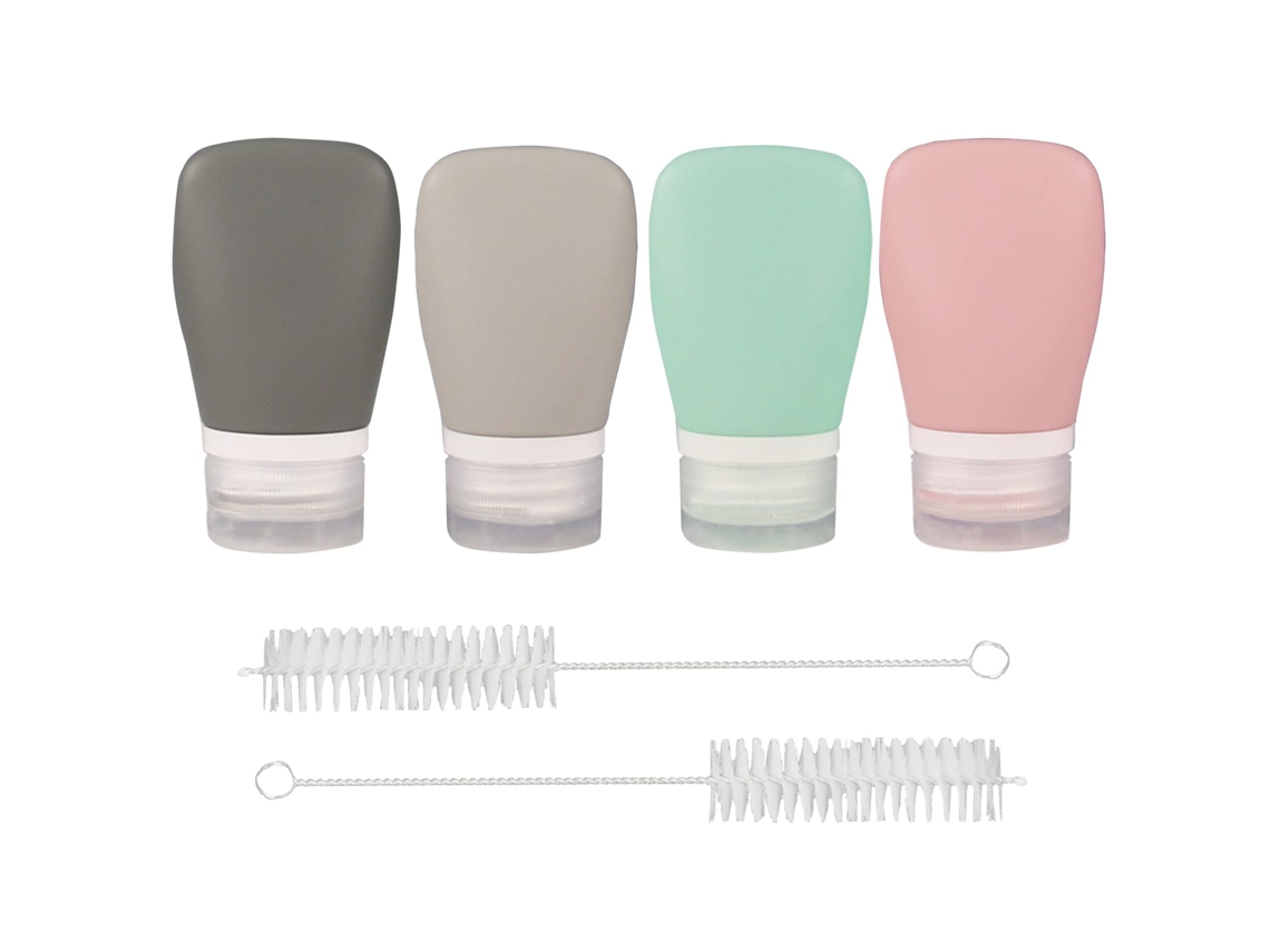 Frasco Para Molho Conjunto 4 Peças Silicone Cozinha