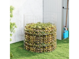 Vidaxl Compostor De Jardim Ø100x100 Cm Aço Galvanizado