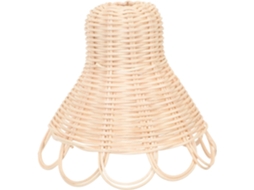 Conjunto De 2 Abajures De Vime E Rattan Com Leds Para Iluminação De Quarto