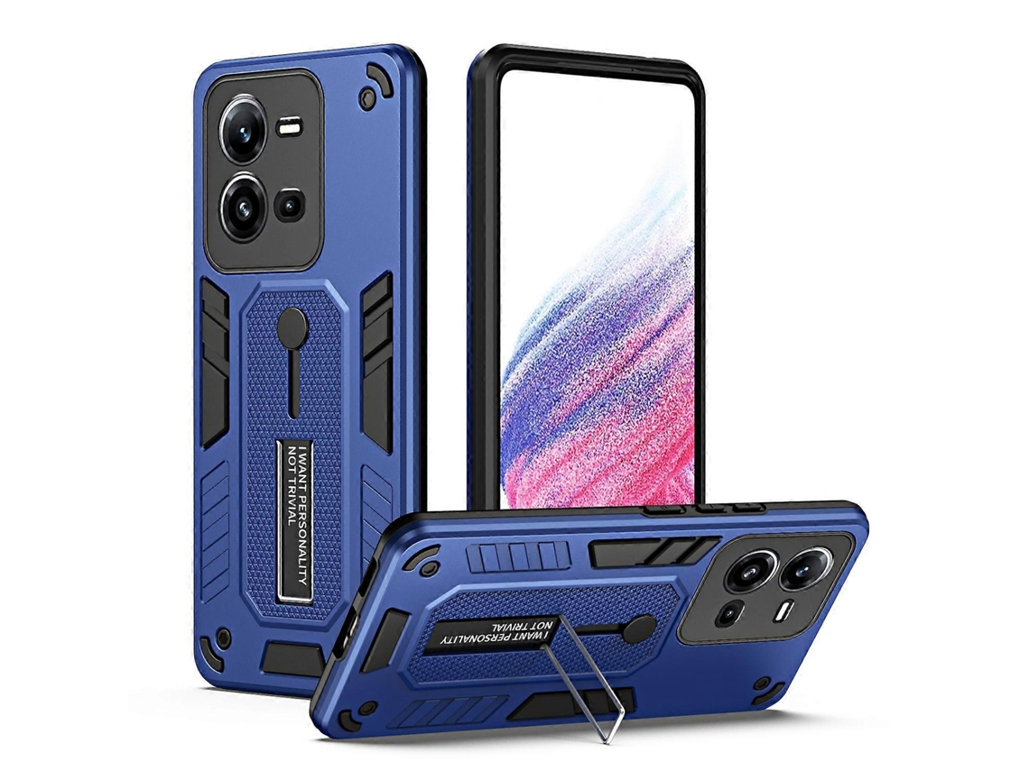 Capa De Celular Com Alça De Dedo Para Vivo V25 5g / V25e Variety Brave Armor
