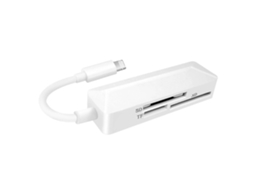 Leitor de cartão 8 pinos TF SD XD 3 em 1, para notebook, celular, tablet AQUAFORGE