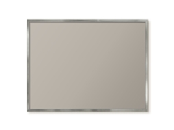 Quadro magnético de parede cinza quente para quarto Espelharte (80x60 cm)