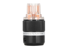 Aetheria plugue de Alimentação de Áudio Monosaudio Transparente Cobre Puro Conector E101 F101 Ce Rohs Pse