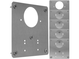 Kit Com 6 Suportes De Aço Inoxidável Para Reparo Dobradiças Em Portas