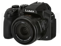 Kit Máquina Fotográfica Bridge PANASONIC FZ300 + Bolsa + Correia (Preto - 12.1 MP - ISO: 100 a 6400 - Zoom Ótico: 24x)