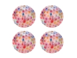 4 Pcs Bolas De Estrés, Bolas Adhesivas, Bola Objetivo, Bolas Pegajosas Para Parede, Brinquedos De Descompressão Para Adultos E Crianças