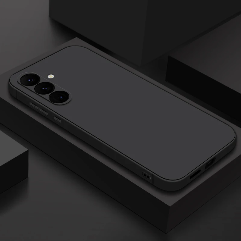 (preto) Capa De Silicone Tpu Macia Para Samsung Galaxy S23 Fe