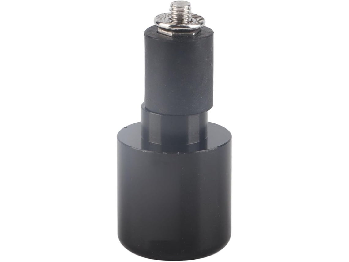 Manopla de Volante de Metal Resinado para Caminhões, Cabelo Preto, Face Verde SFUSHOS