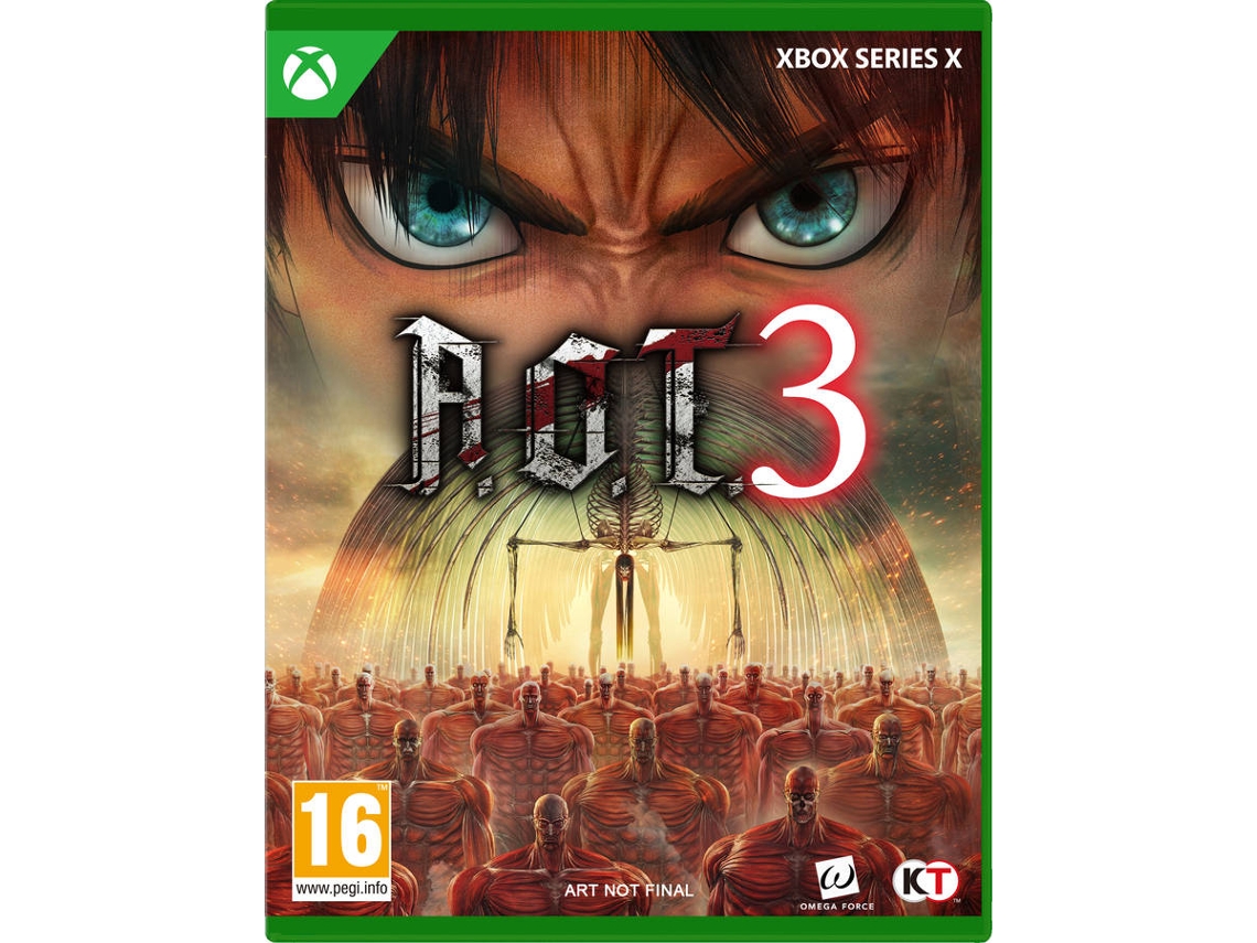 Pré-venda Jogo Xbox Series X Attack On Titan 3
