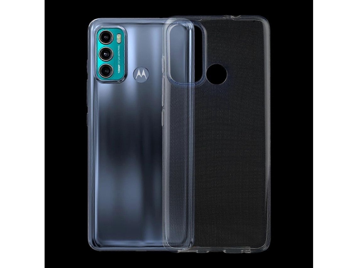 Capa Protetora Macia De Tpu Transparente Ultrafina De 0,75 Mm Para Motorola Moto G60