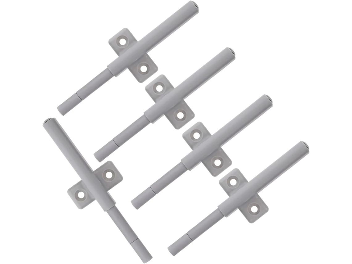 Conjunto De 5-fechos Pressão Porta Armário, Resistentes, Em Ferro, Com Mola E Botão De Travamento