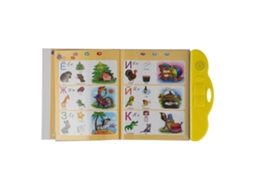 Primerox livro Falante Interativo Eletrônico de Aprendizagem Russa Brinquedo Educativo para Crianças (amarelo)