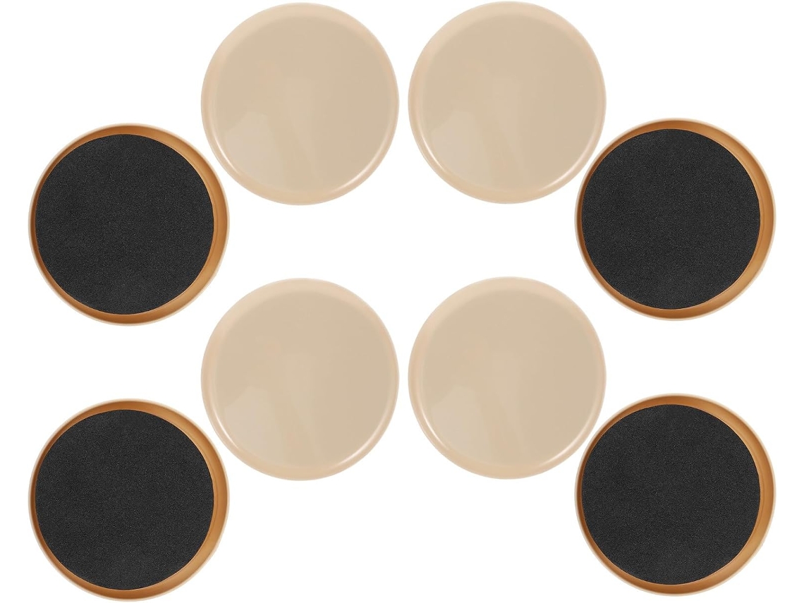 Homoyoyo Conjunto De 8 Peças Deslizadores Autoadesivos Silicone E Ptfe Para Cadeiras Mesas, Redução De Ruído E Proteção