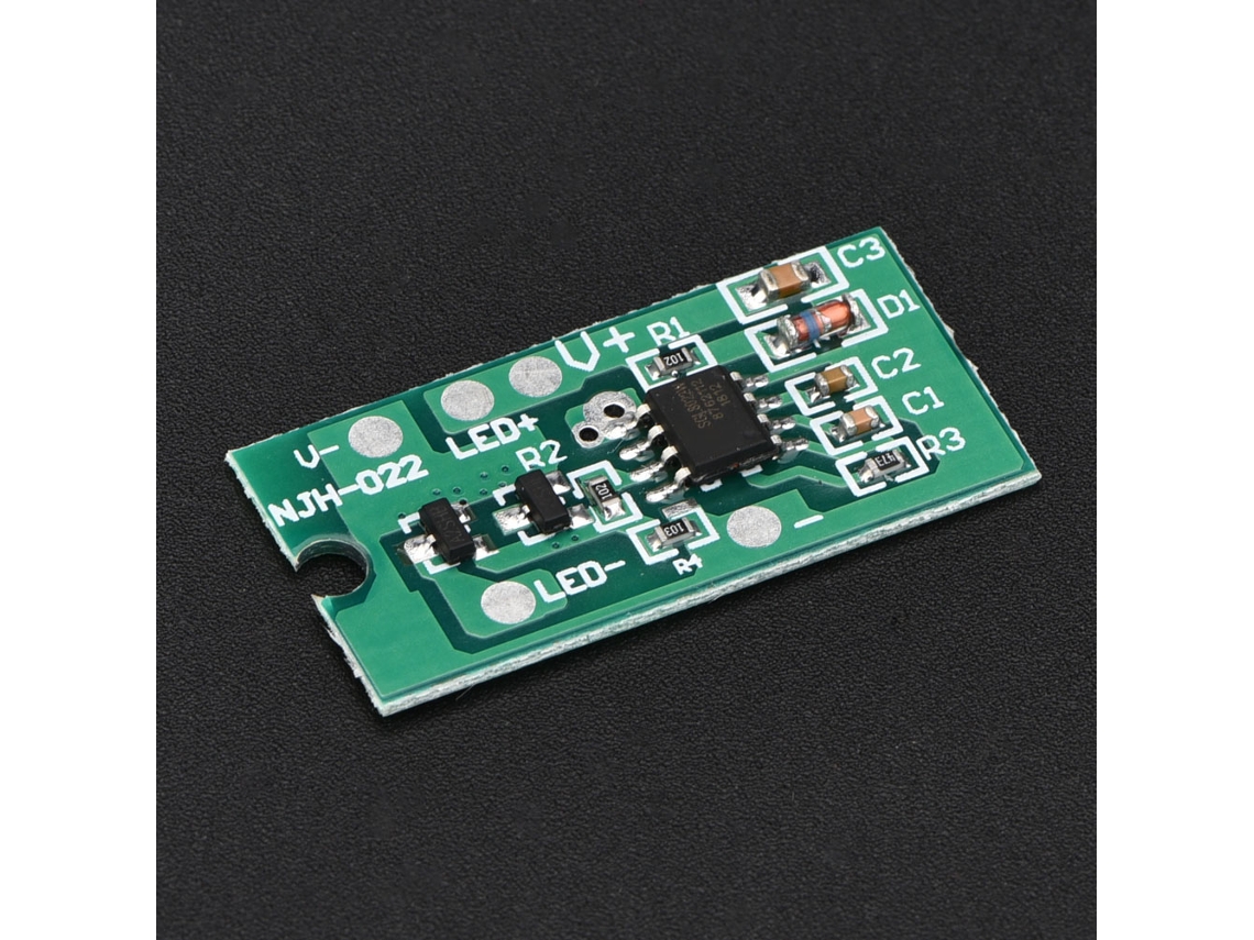 Controlador De Toque E Driver Led 3.3-13v 2a Para Fitas Led 3528 5050 E Baterias 18650 Li-ion