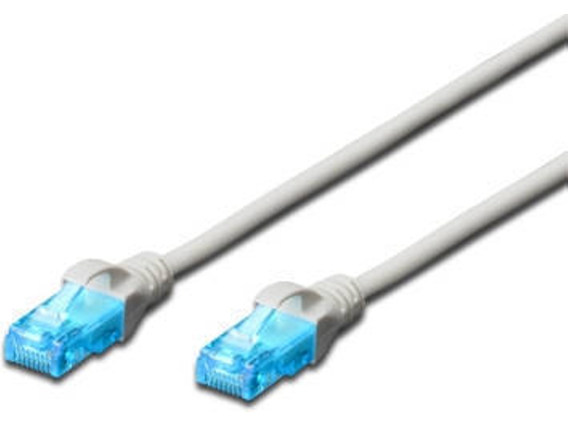 Cabo de Rede EWENT (RJ45 - 15 m - Cinzento)