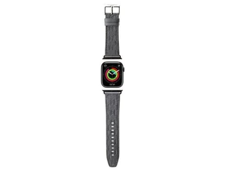 Pulseira Monograma Saffiano para Apple Watch 38/40/41 Mm Prata KARL LAGERFELD
