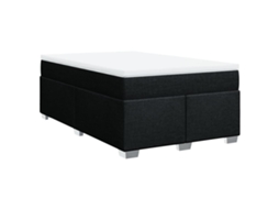 Box Spring Bed, Box Spring Beds Vidaxl Preto Tecido (120 X 200 Cm)