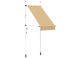 Retractable Awning, Retractable Awnings Vidaxl Multicolor Tecido (n/a)